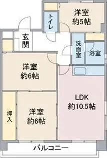 メゾン志水【3階】の間取り