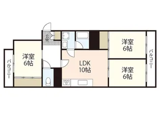 メゾン山中【1階】の間取り