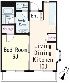 サンライズ豊島【3階】の間取り