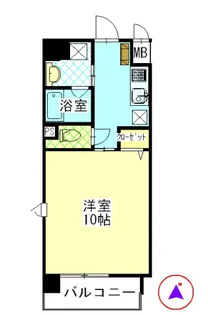 柳町Aマンション【8階】の間取り