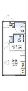 レオパレスET 静波II【2階】の間取り