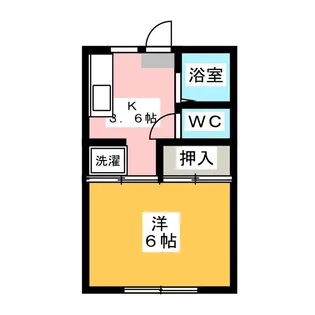 アネックス豊臣 A棟【1階】の間取り