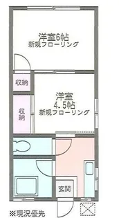 二見コーポラス【1階】の間取り