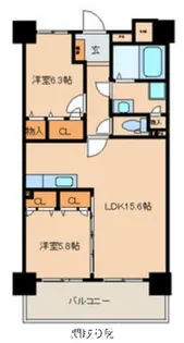 イーグレット【2階】の間取り