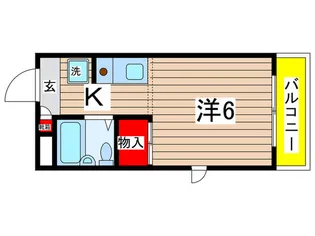 メゾンソレイユ【5階】の間取り