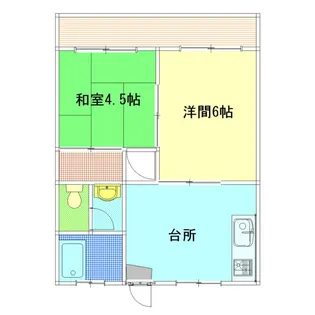 たなか荘【2階】の間取り