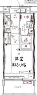 スプレスター立石ステーションフロント【6階】の間取り