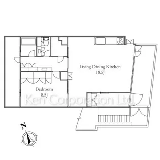 森音テラス【1階】の間取り