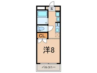 内山ハイツ【2階】の間取り
