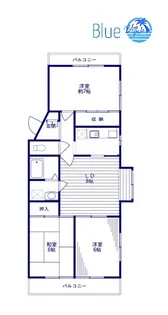 鵠沼ハウス【2階】の間取り