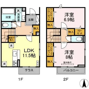 ヴィラ・マリコの間取り