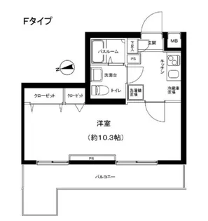 パティーナ大森Tria【5階】の間取り