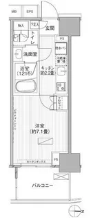 ヒューリックレジデンス新御茶ノ水【3階】の間取り