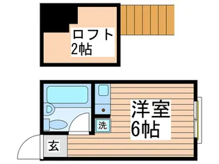 スイートハウスA【2階】の間取り
