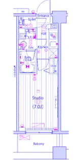 グランド・ガーラ横浜大口【2階】の間取り