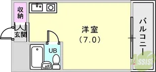 フィーメルレジデンス【2階】の間取り
