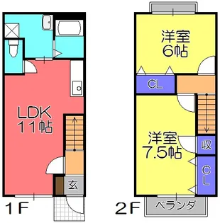 メゾングリンピアの間取り