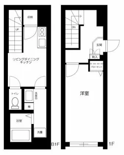 セグレート日本橋【1階】の間取り