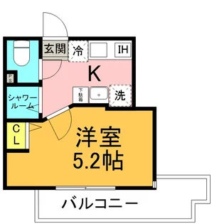 Villa Azure【2階】の間取り