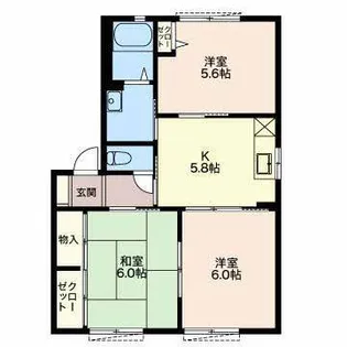 カーサ アコルデA【1階】の間取り