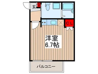 エレガンスII【1階】の間取り