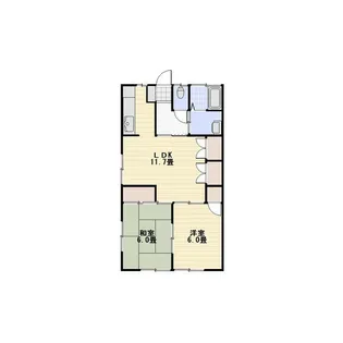 サンサーラ湘南I【1階】の間取り