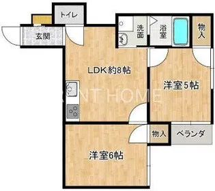 Rinon東山本新町【2階】の間取り