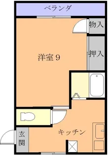 サンマンション【2階】の間取り
