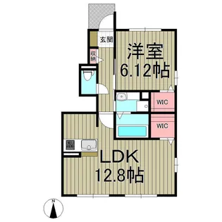 セジュールKOSAKA【1階】の間取り