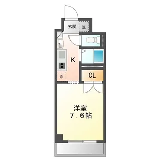 バウスクロス日進竹の山【4階】の間取り