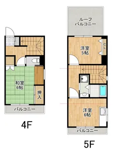 ヴェイルヴィレッジ戸田公園【4階】の間取り
