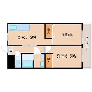 トップペアー福甚No1【1階】の間取り