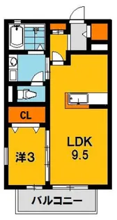 グッドラック【1階】の間取り