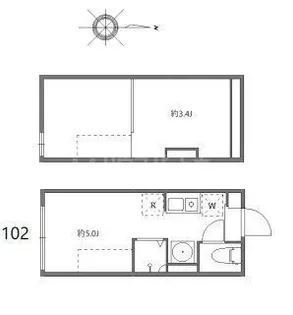 ハーモニーテラス小岩ウエストII【1階】の間取り