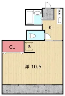 メゾンドシャンメール【3階】の間取り