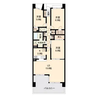 リーベスト西千葉【2階】の間取り
