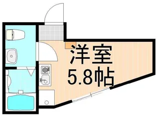 ルネコート五反野【1階】の間取り