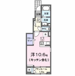 エテルノ Y B【1階】の間取り