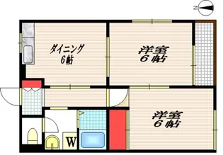 ベルメゾンフジ【2階】の間取り