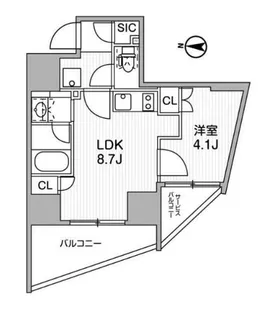 ディームス蔵前Avenue【6階】の間取り