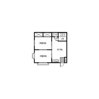 エスポワール常盤【1階】の間取り