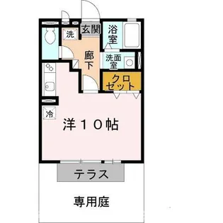 ユーフォルビア【1階】の間取り