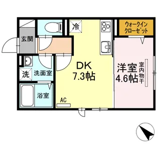 D maison 西崎【2階】の間取り