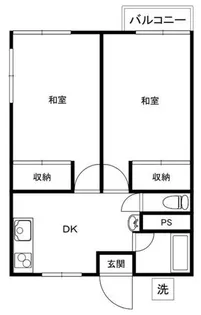 麻溝台第一ハイム【1階】の間取り