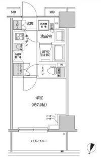 パークハビオ渋谷本町レジデンス【5階】の間取り
