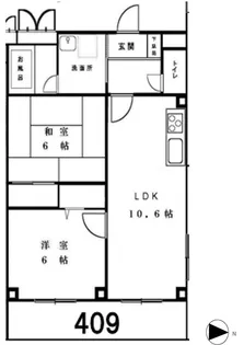 第一トヨダビル【4階】の間取り