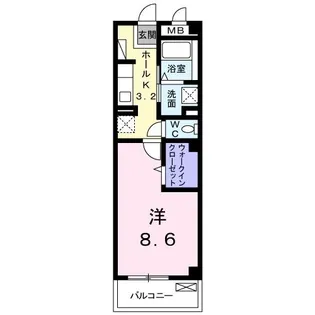 ラージ【3階】の間取り