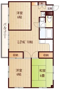 アクティーコーポ【2階】の間取り