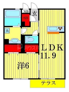 クラルテ【1階】の間取り
