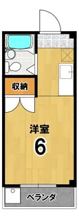ハイツ庵野【2階】の間取り